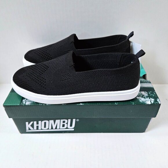 Khombu Harriet Comfort Slip On Breathable Mesh Loafers Womens 6.5 NEW - Picture 2 of 8